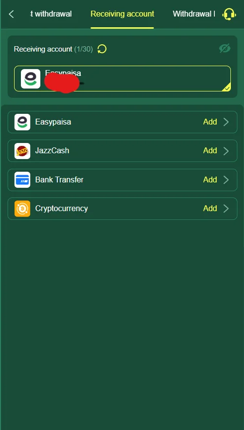 K666 Game withdrawal